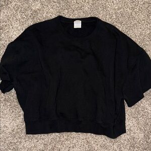 Victoria’s Secret Pink cotton crop sweatshirt short sleeve